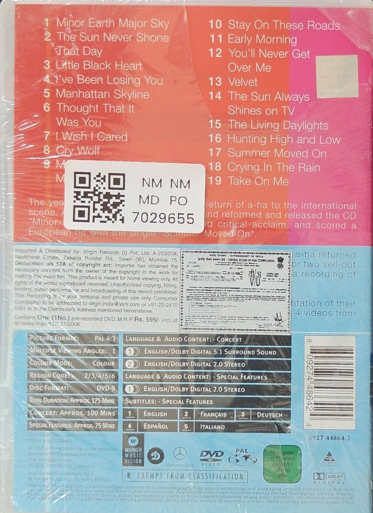 a-ha - Live at Vallhall Homecoming (Music-DVD)
