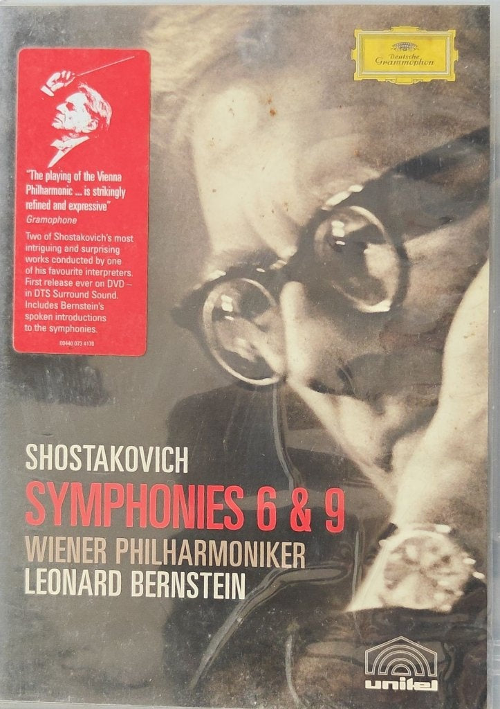 Dmitri Shostakovich, Wiener Philharmoniker, Leonard Bernstein - Symphonies 6 & 9 (Music-DVD)