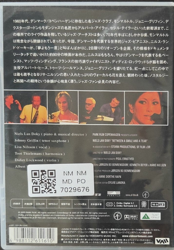 Niels Lan Doky - Between a Smile and a Tear (Music-DVD)