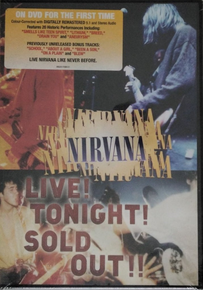 Nirvana - Live! Tonight! Sold Out!! (Music-DVD)