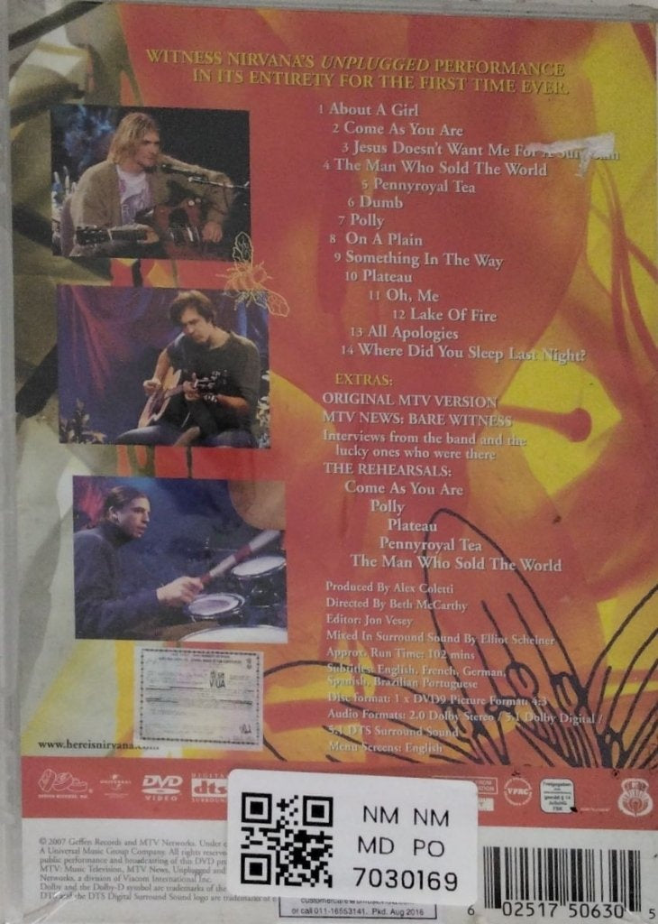 Nirvana - MTV Unplugged in New York (Music-DVD)