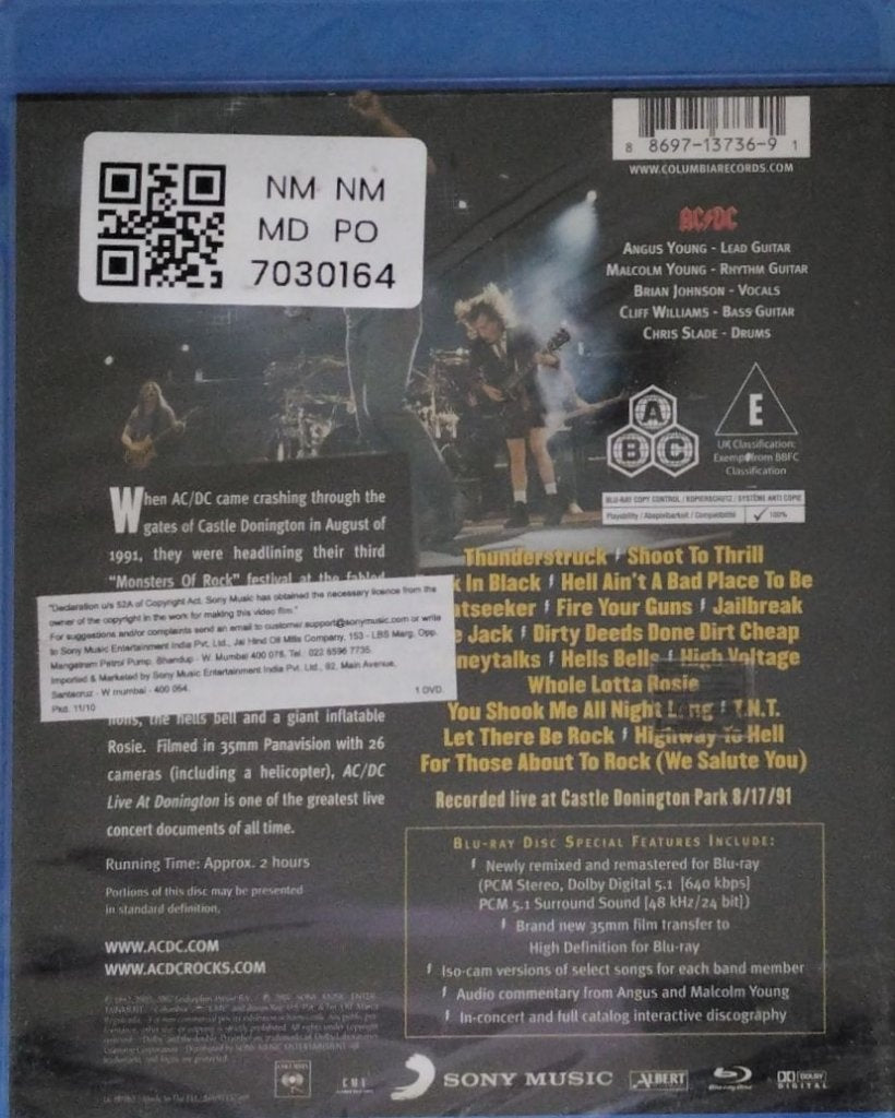 AC/DC - Live at Donington (Music-DVD)