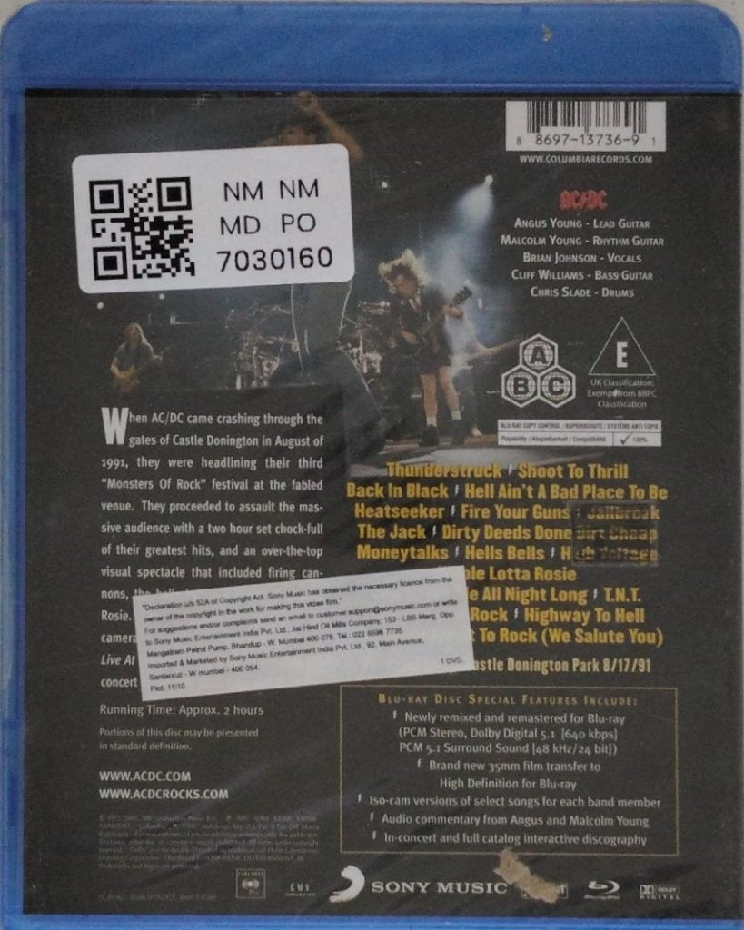 AC/DC - Live at Donington (Music-DVD)