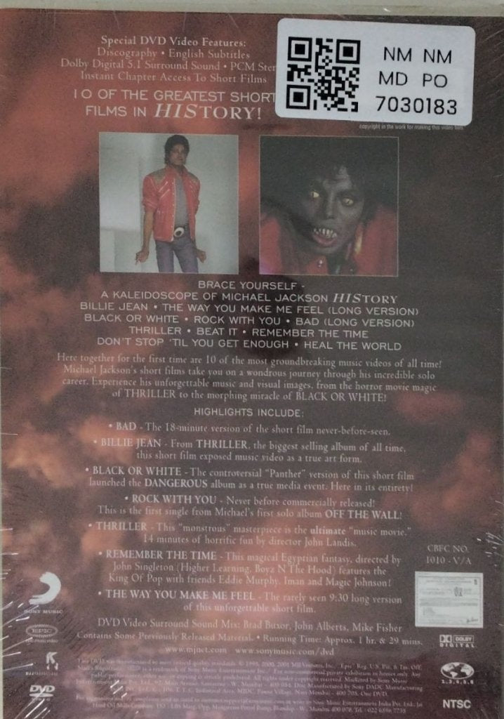 Michael Jackson - Video Greatest Hits - HIStory (Music-DVD)