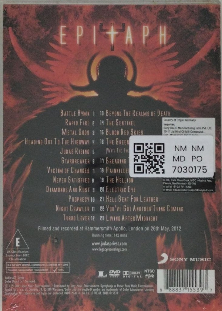 Judas Priest - Epitaph (Music-DVD)