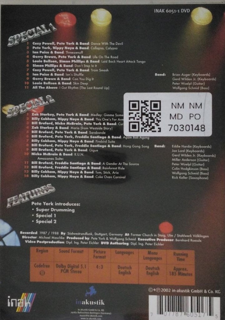 Pete York - Super Drumming Vol. 1 (Instructional) (Music-DVD)