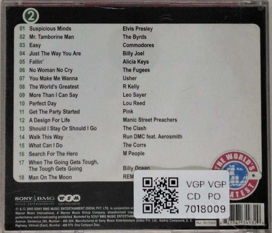 Various - The World's Greatest Pop Songs (CD)