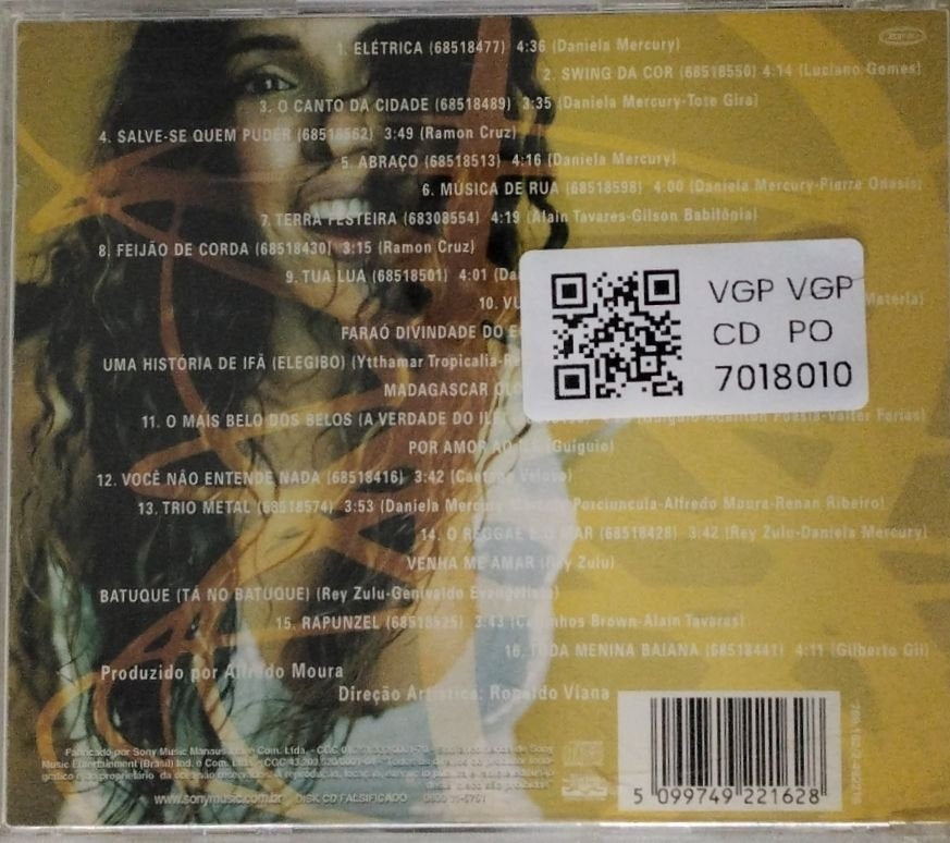 Daniela Mercury - Elétrica ao Vivo (CD)
