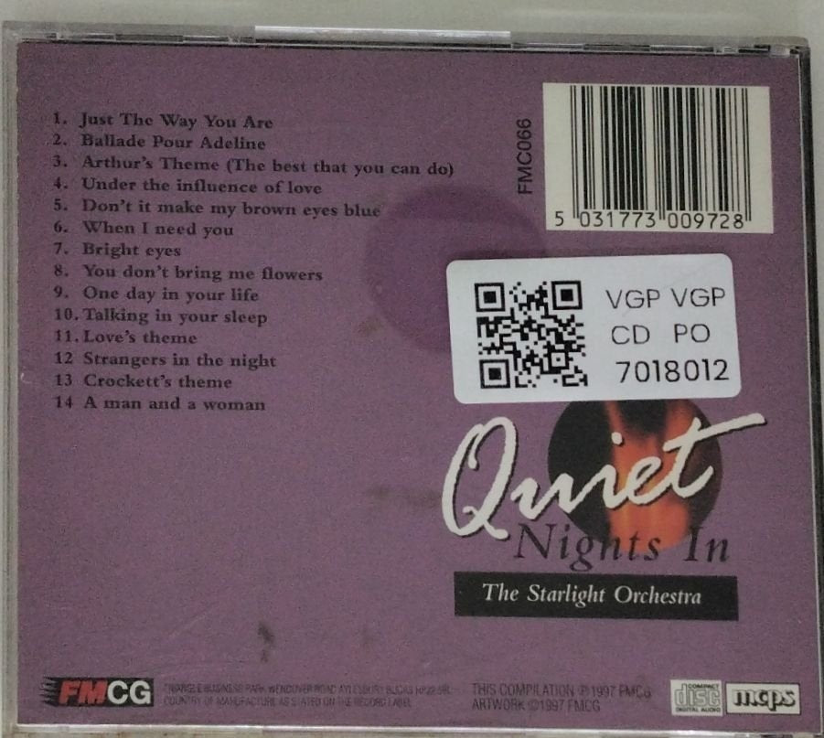The Starlight Orchestra - Quiet Nights In (CD)