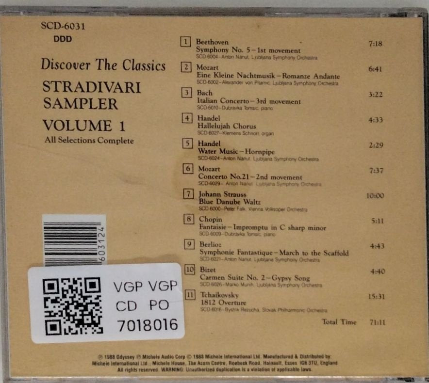 Various - Stradivari Sampler Volume 1 (CD)