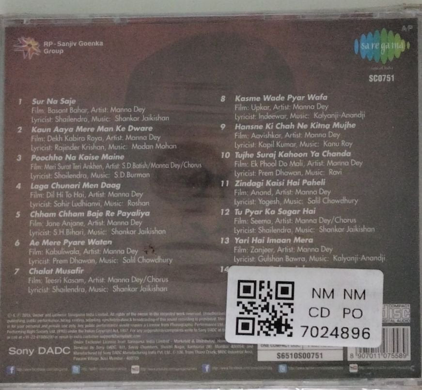 Manna Dey - Voice Forever (CD)
