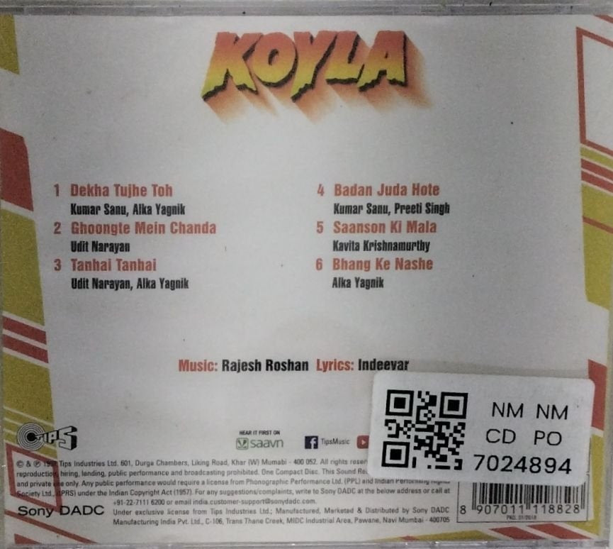 Rajesh Roshan - Koyla (CD)