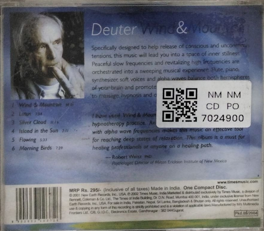 Deuter - Wind & Mountain (CD)