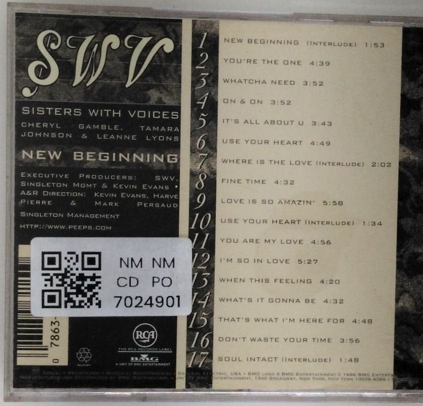 SWV - New Beginning (CD)