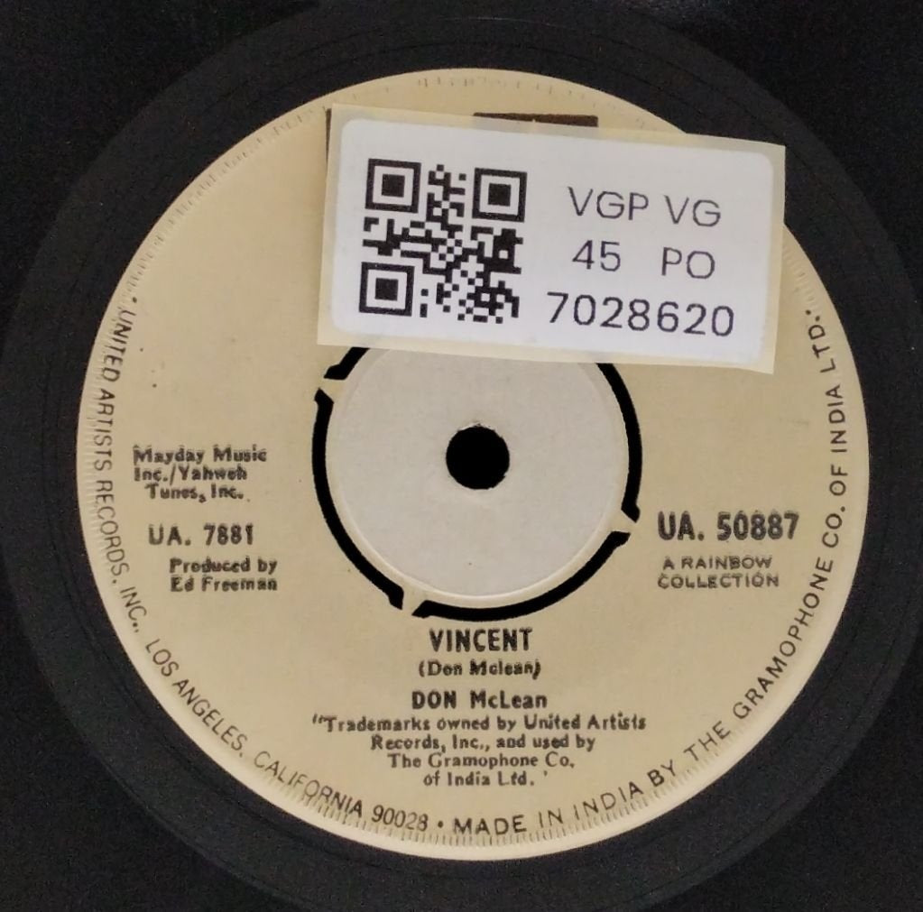 Don McLean - Castles in the Air / Vincent (45-RPM)