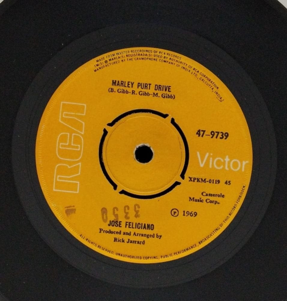 Jose Feliciano - Marley Purt Drive / Old Turkey Buzzard (45-RPM)