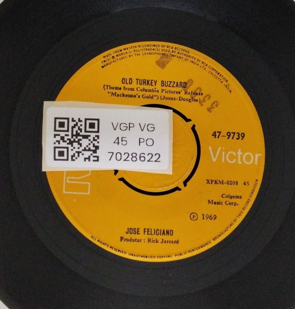 Jose Feliciano - Marley Purt Drive / Old Turkey Buzzard (45-RPM)