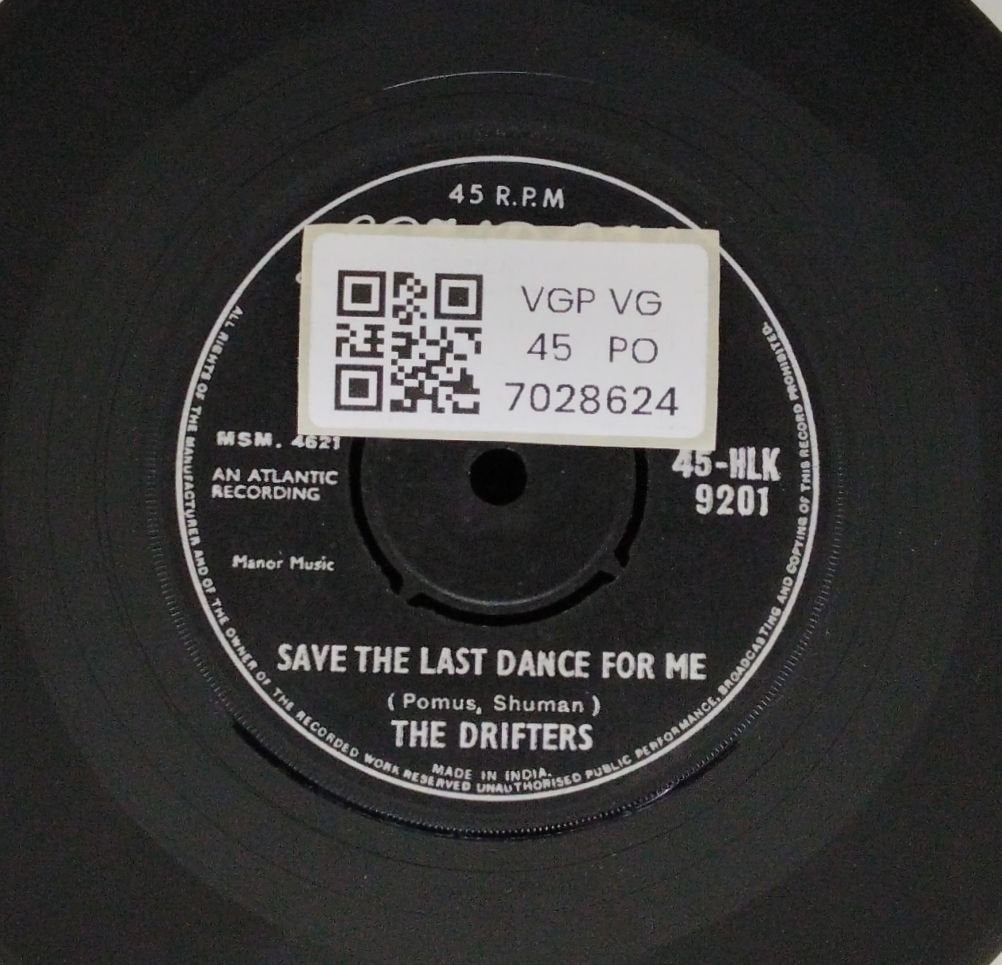 The Drifters - Nobody But Me / Save the Last Dance for Me (45-RPM)