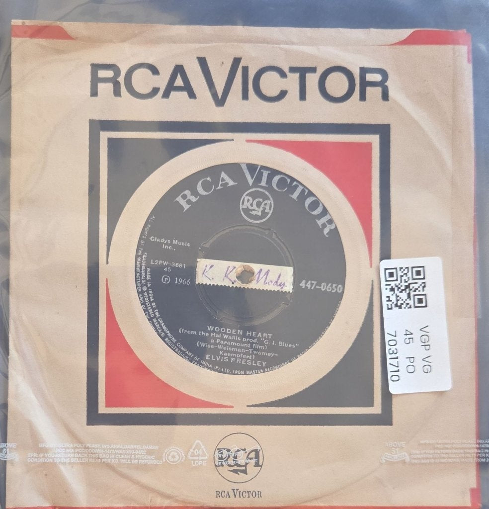 Elvis Presley - Puppet on a String / Wooden Heart (45-RPM)