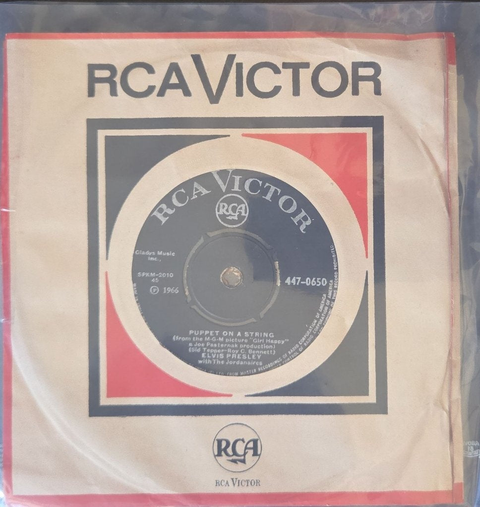 Elvis Presley - Puppet on a String / Wooden Heart (45-RPM)