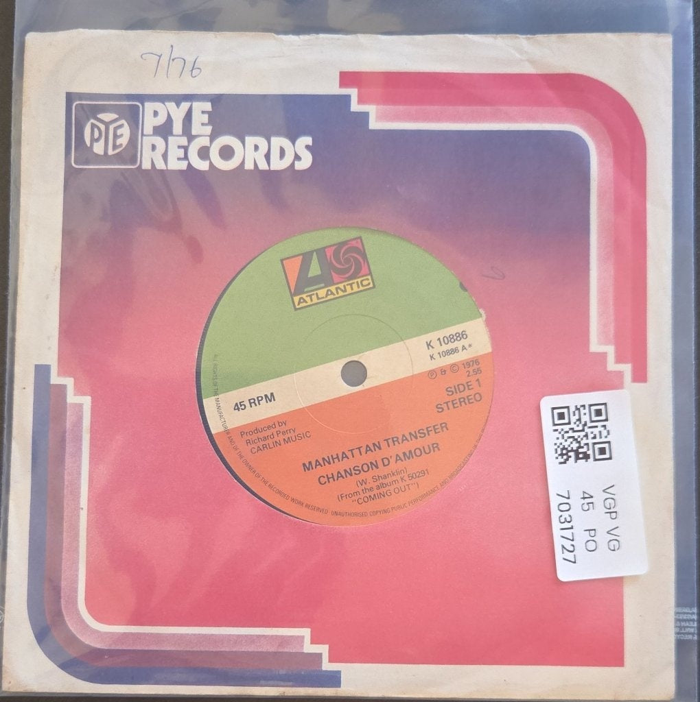 Manhattan Transfer - Chanson D'Amour (45-RPM)