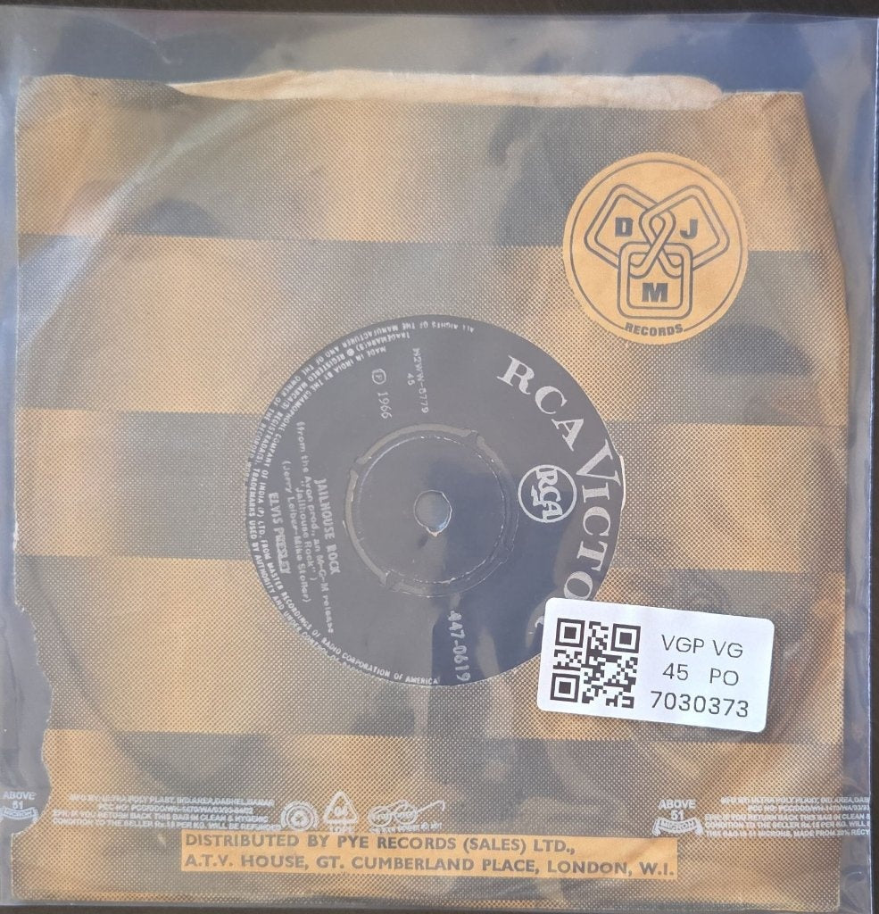 Elvis Presley - Treat Me Nice (45-RPM)