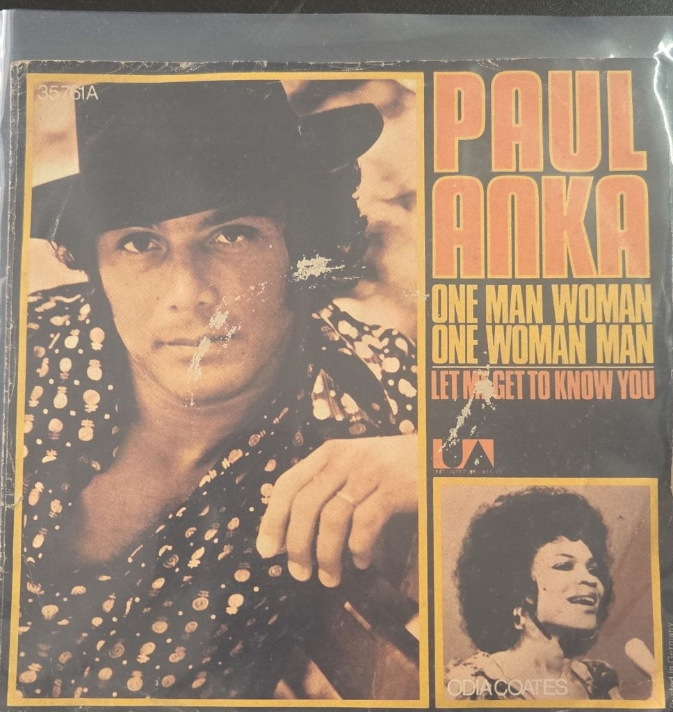 Paul Anka - One Man Woman One Woman Man (45-RPM)