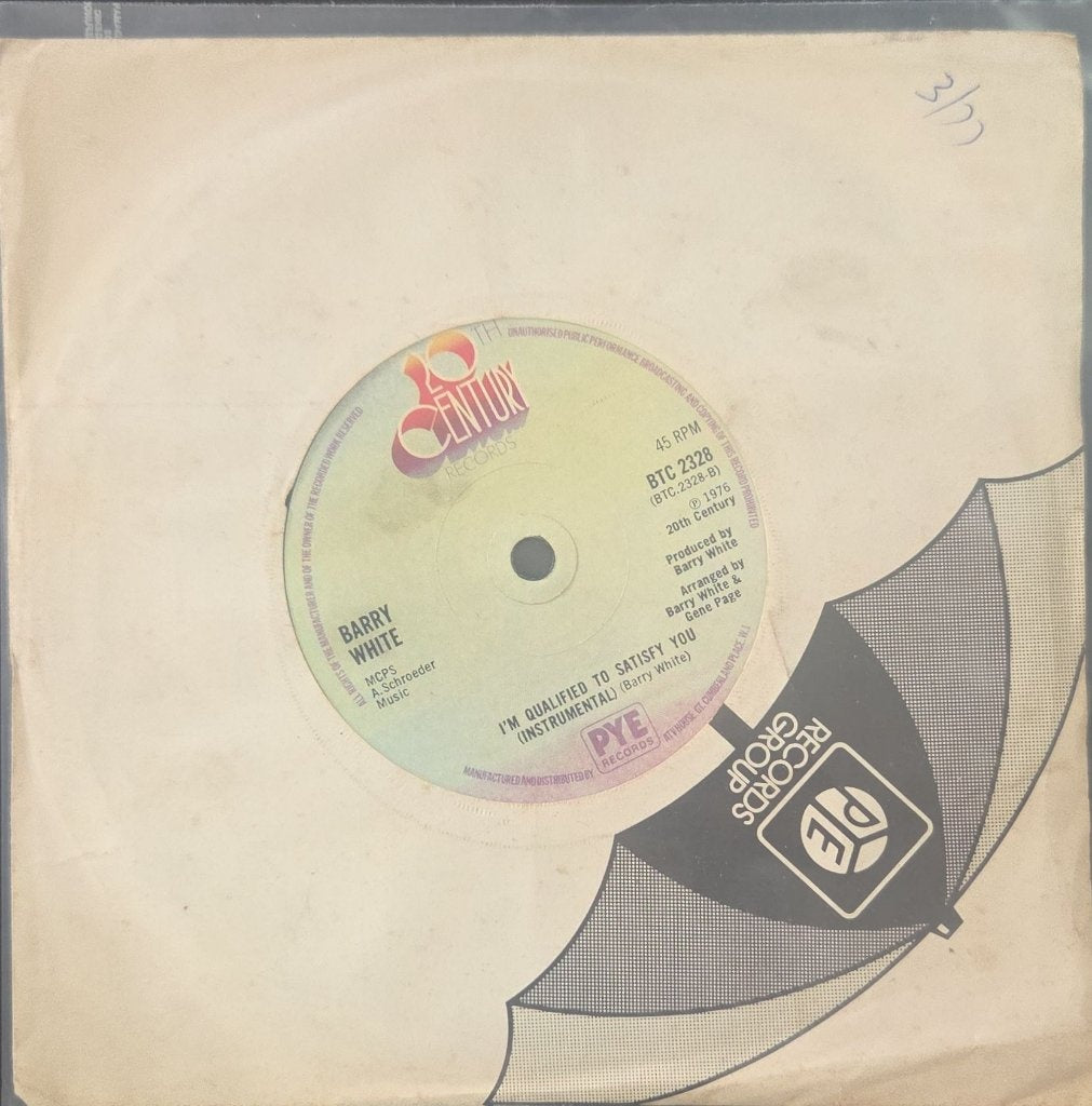Barry White - I'm Qualified to Satisfy You (45-RPM)
