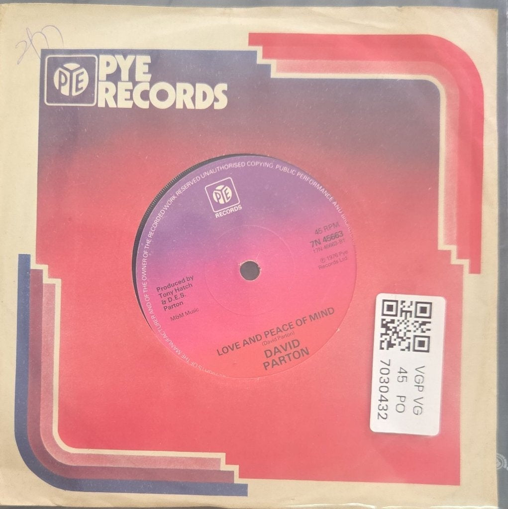 David Parton - Isn't She Lovely (45-RPM)