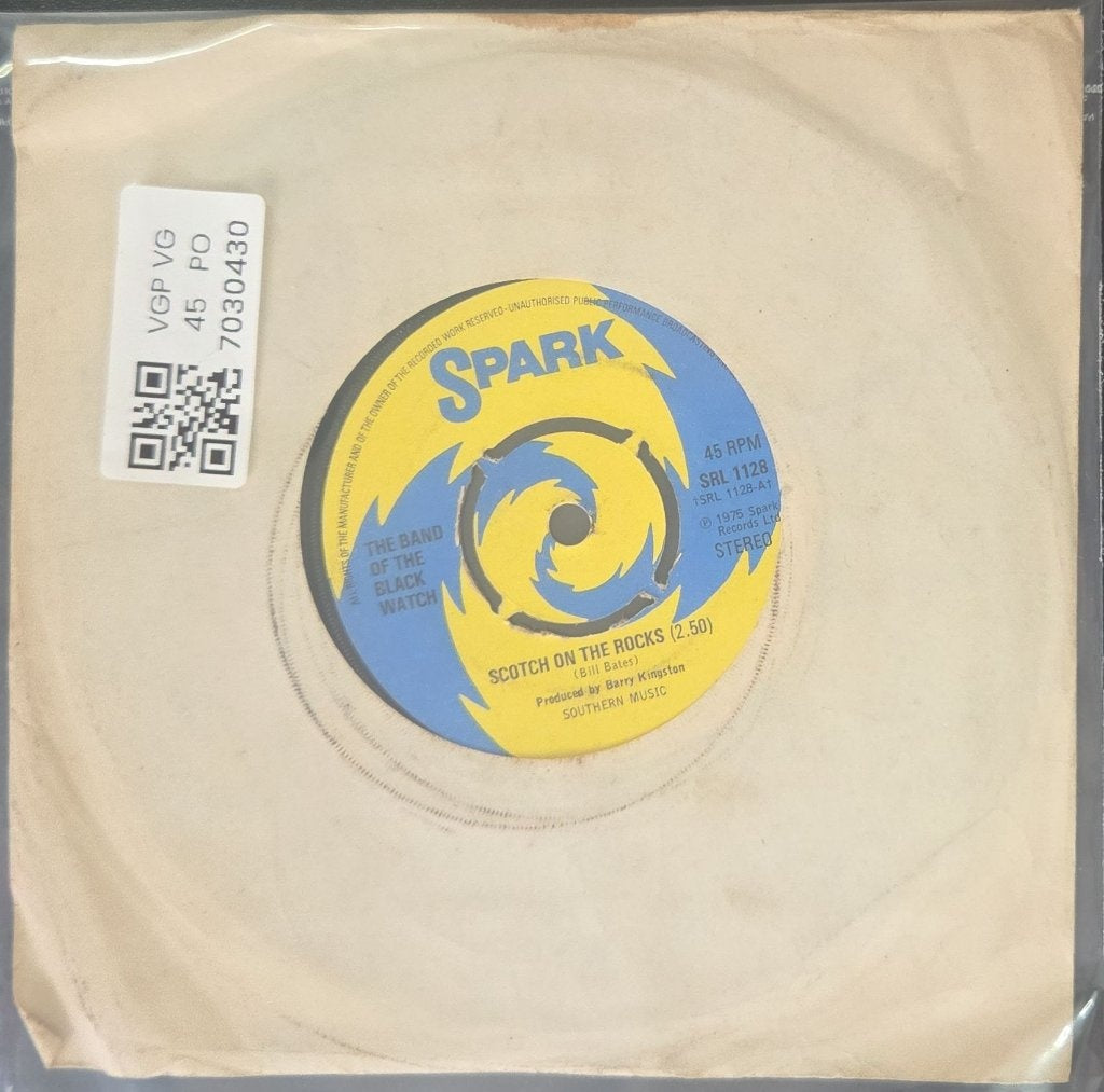 The Band of the Black Watch - Let's Go to Jersey / Scotch on the Rocks (45-RPM)