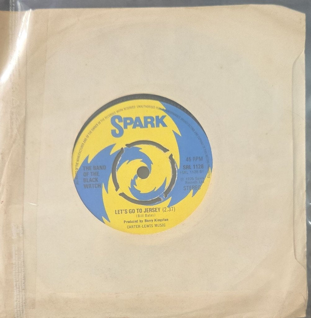 The Band of the Black Watch - Let's Go to Jersey / Scotch on the Rocks (45-RPM)