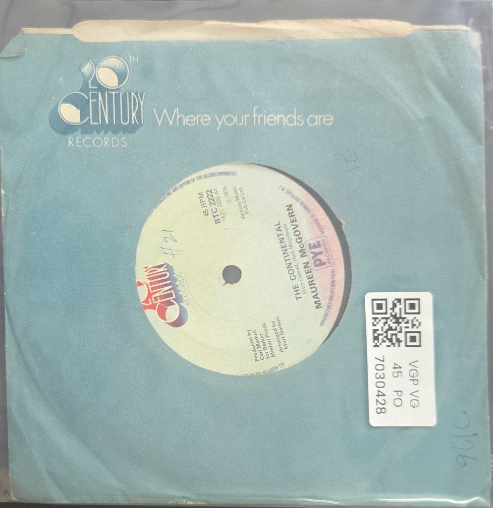 Maureen McGovern - Lullaby of Broadway (45-RPM)