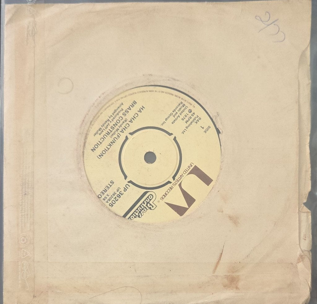 Brass Construction - Ha Cha Cha (Function) (45-RPM)