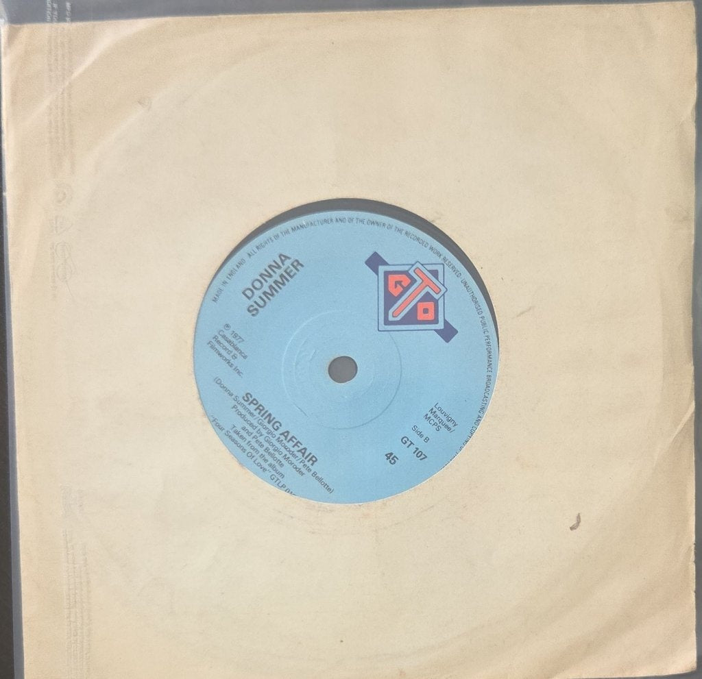 Donna Summer - Spring Affair / Summer Yesterday (45-RPM)