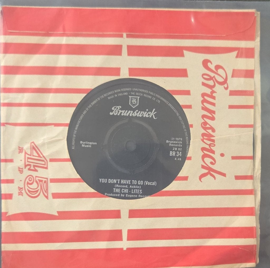 The Chi-Lites - You Don't Have to Go (45-RPM)