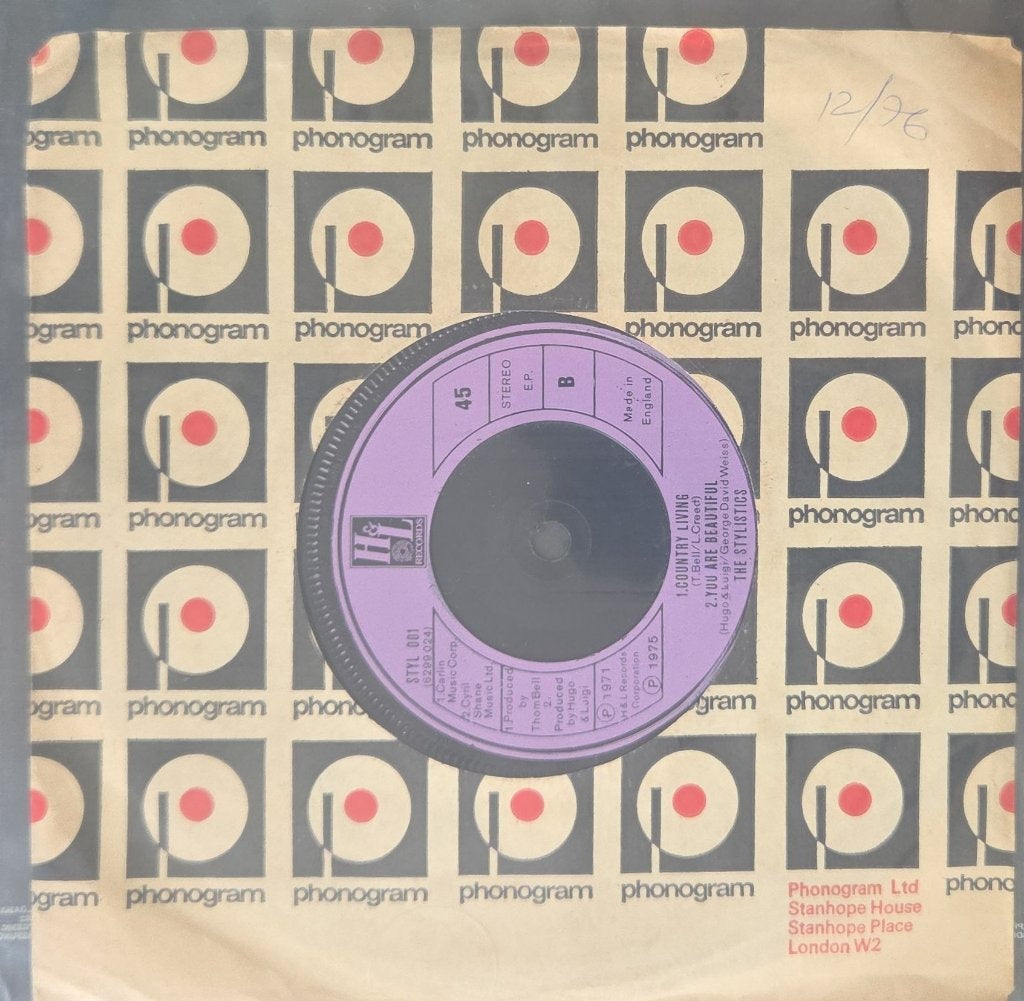 The Stylistics - You'll Never Get to Heaven (If You Break My Heart) (45-RPM)