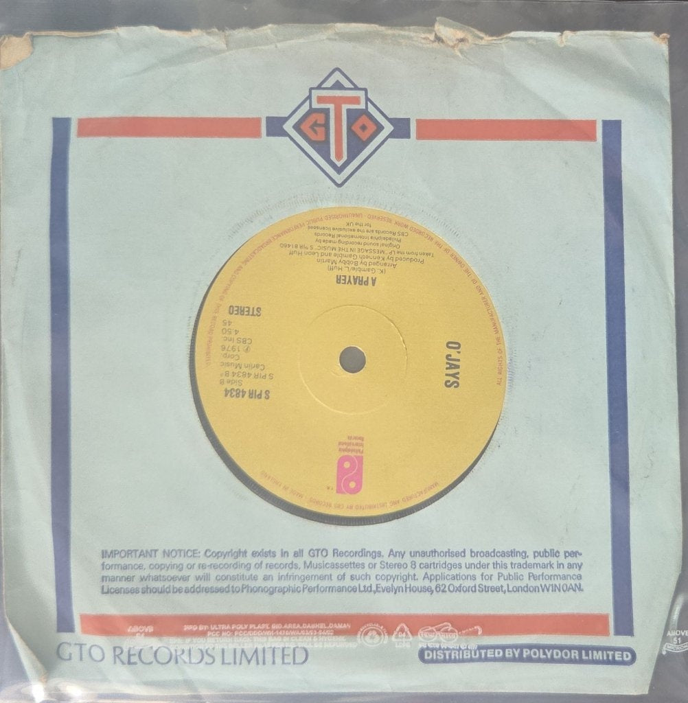 O'Jays - Darlin' Darlin' Baby (Sweet, Tender, Love) (45-RPM)