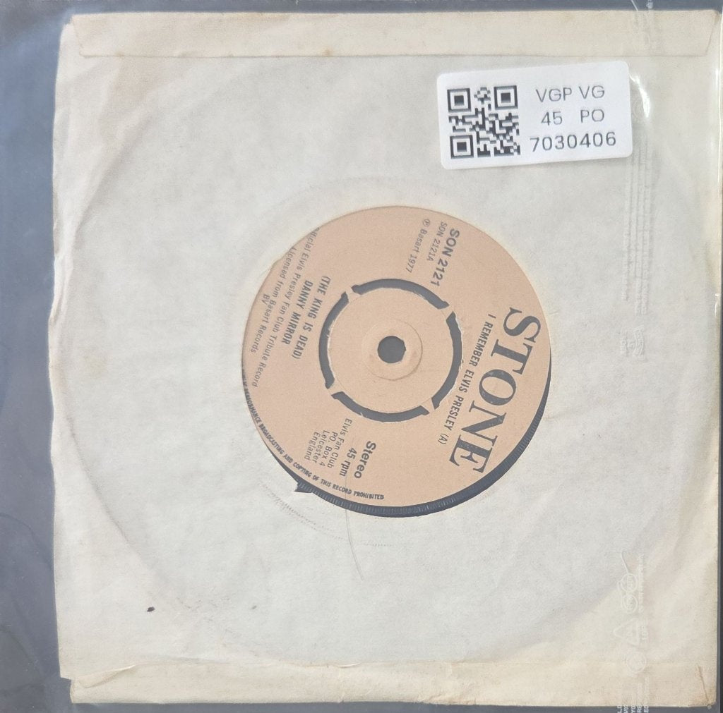 Danny Mirror - I Remember Elvis Presley (45-RPM)