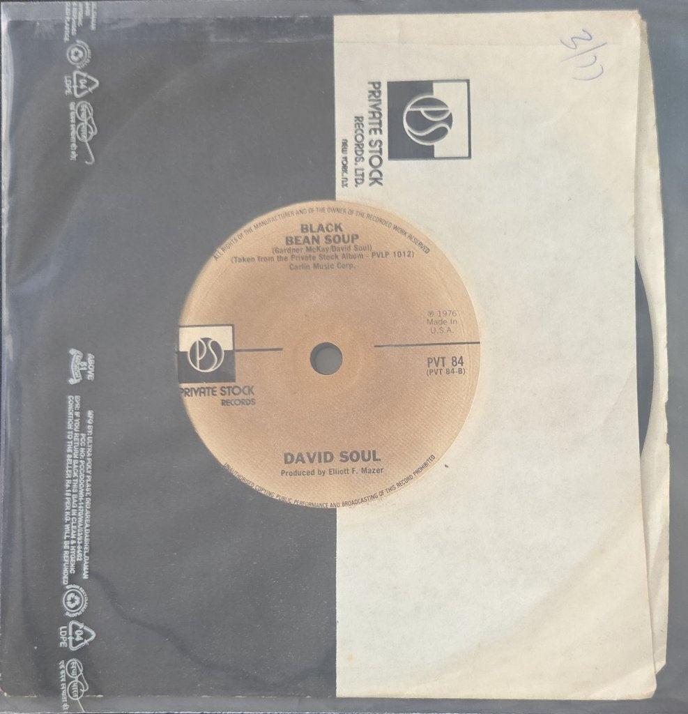 David Soul - Black Bean Soup / Don't Give Up on Us (45-RPM)