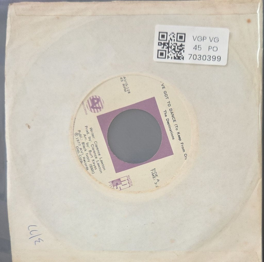 The Destination - I've Got to Dance to Keep from Crying / The Hustle and the Bus Stop (45-RPM)