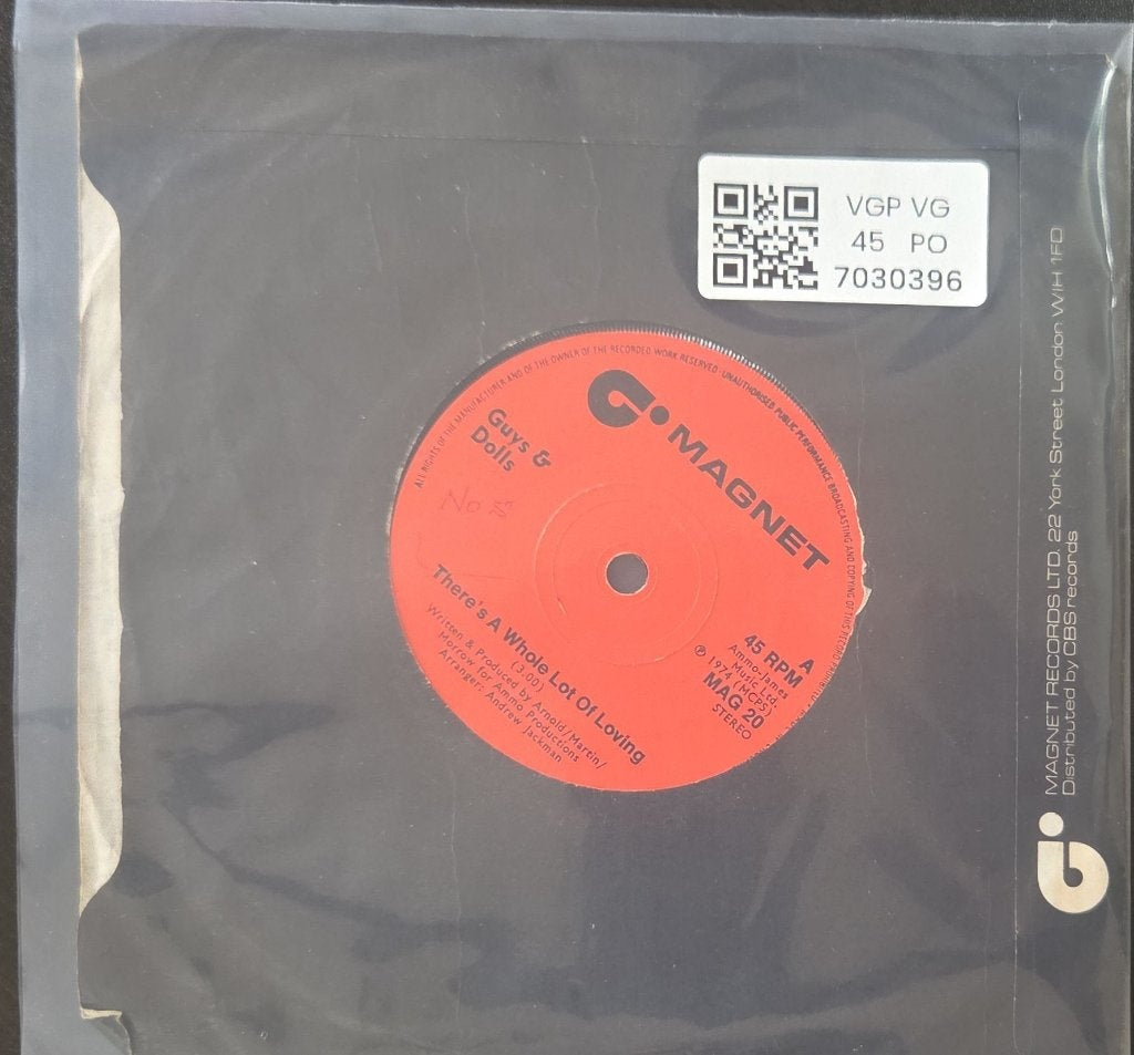 Guys & Dolls - There's A Whole Lot of Loving / Don't Turn The Other Cheek (45-RPM)