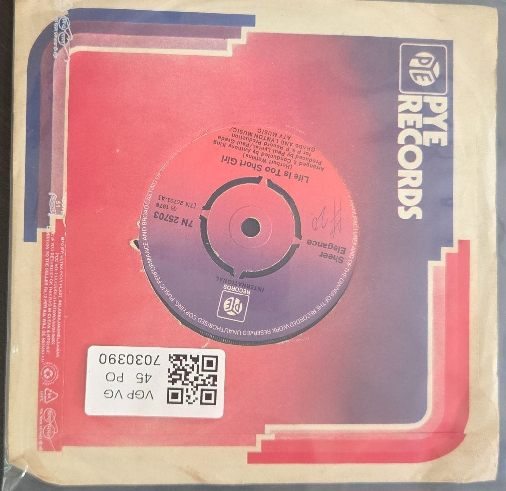 Sheer Elegance - Love Is The Reason Why (45-RPM)
