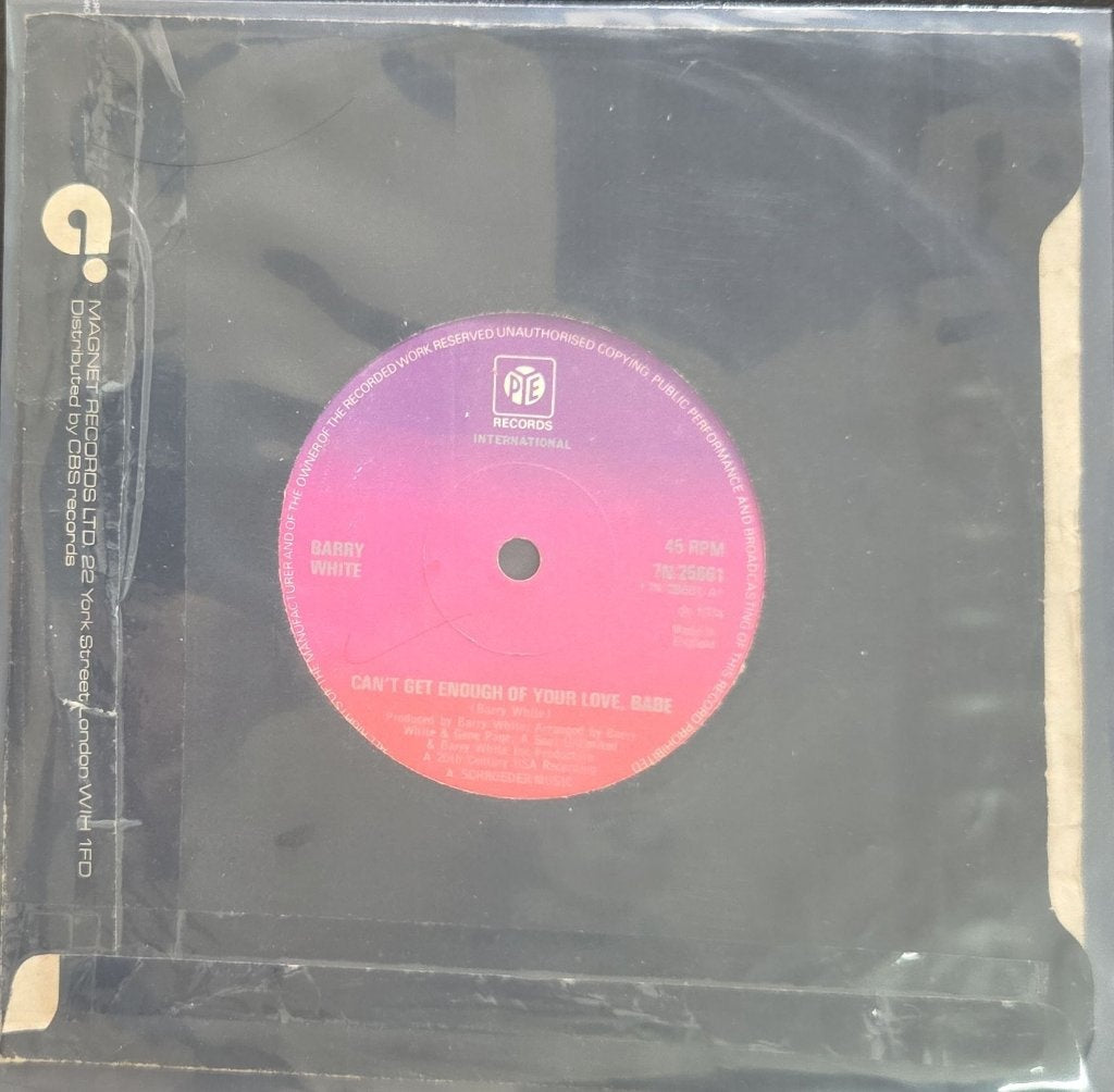 Barry White - Can't Get Enough of Your Love, Babe (45-RPM)