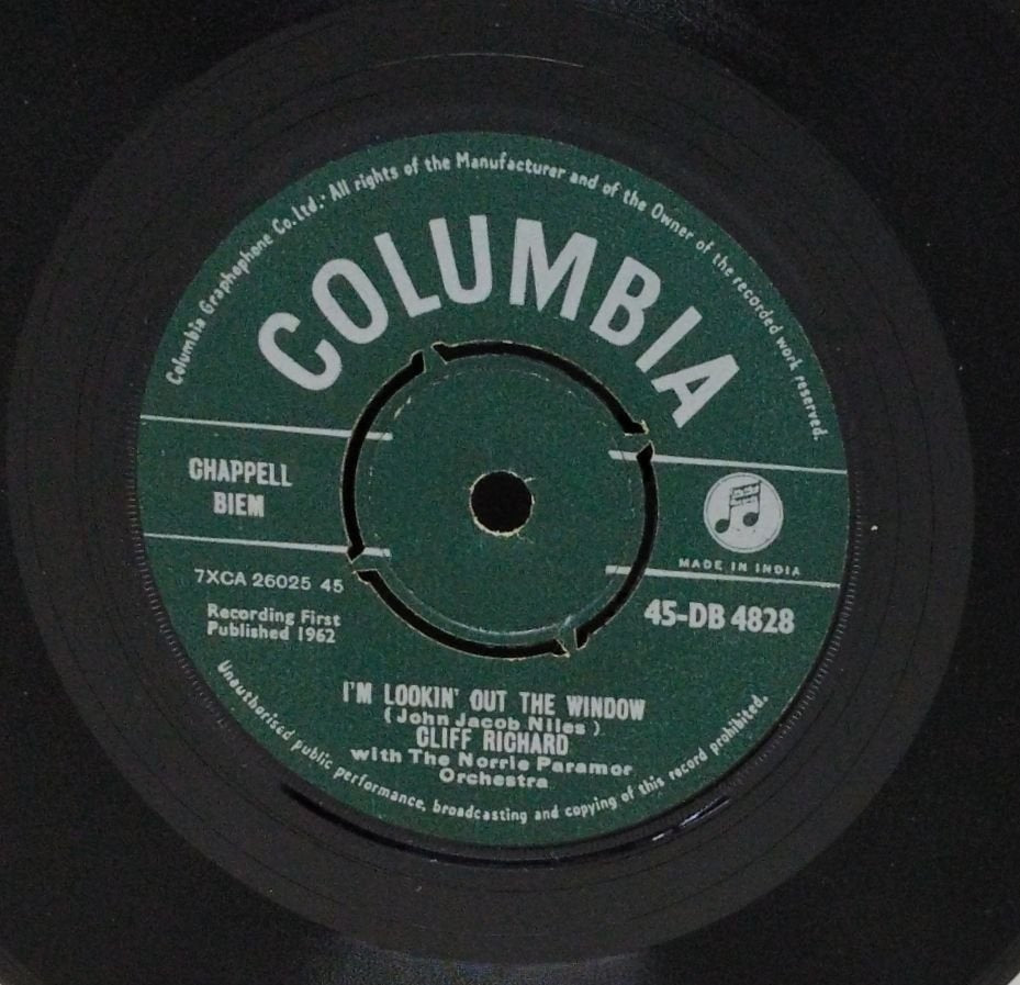 Cliff Richard - I'm Lookin' Out the Window / Do You Want to Dance (45-RPM)