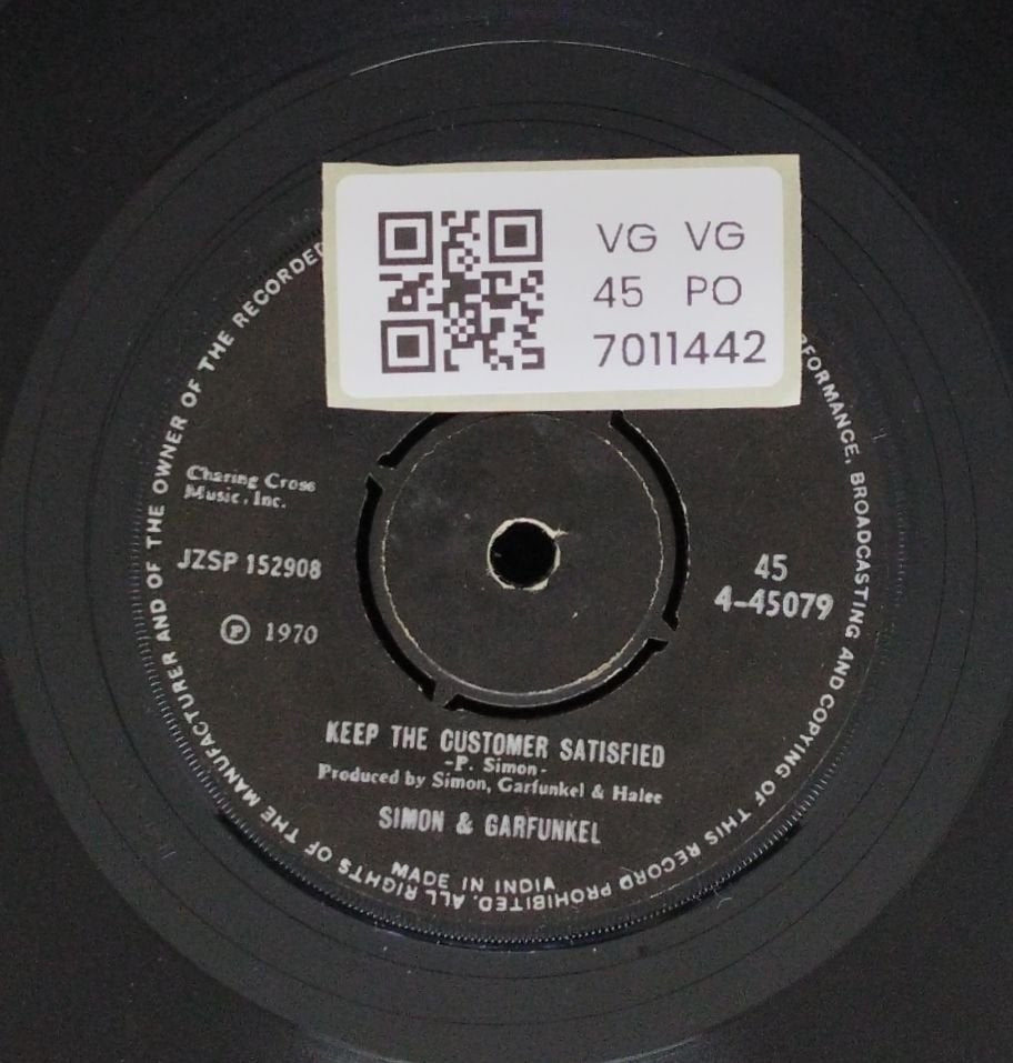 Simon & Garfunkel - Bridge Over Troubled Water (45-RPM)
