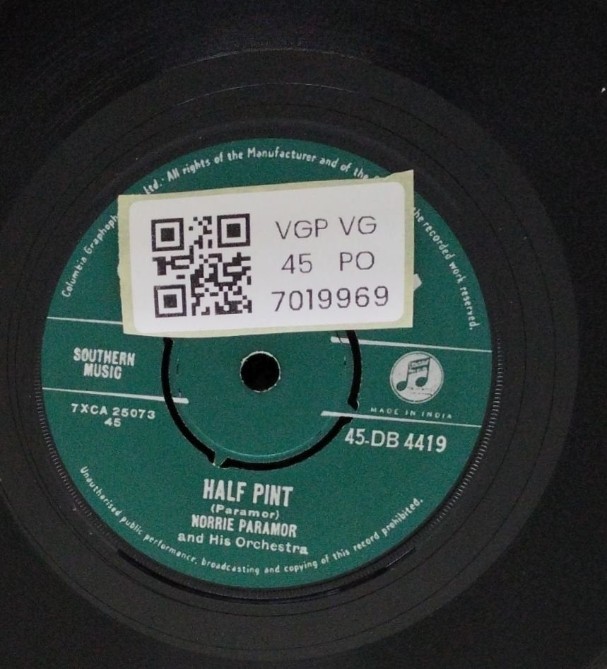 Norrie Paramor and His Orchestra - Theme from "Summer Place" (45-RPM)