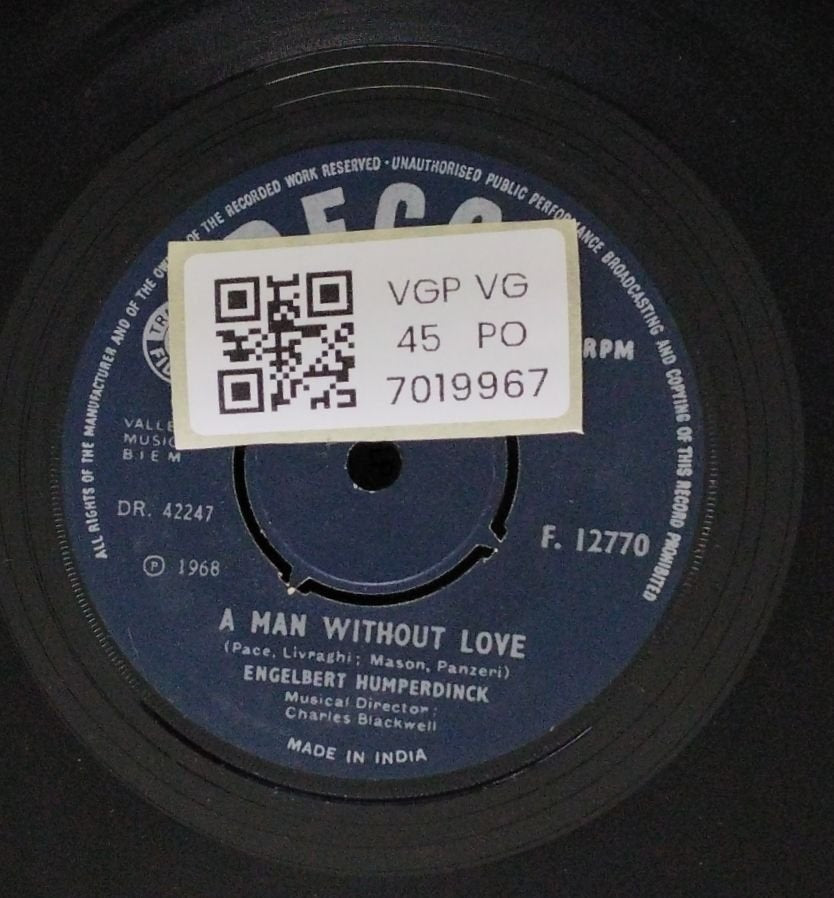Engelbert Humperdinck - Call On Me / A Man Without Love (45-RPM)