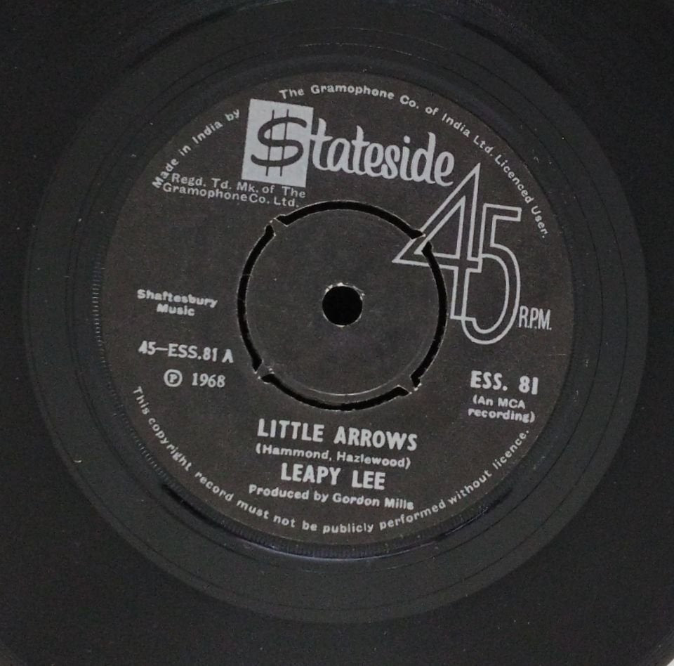 Leapy Lee - Little Arrows / Time Will Tell (45-RPM)