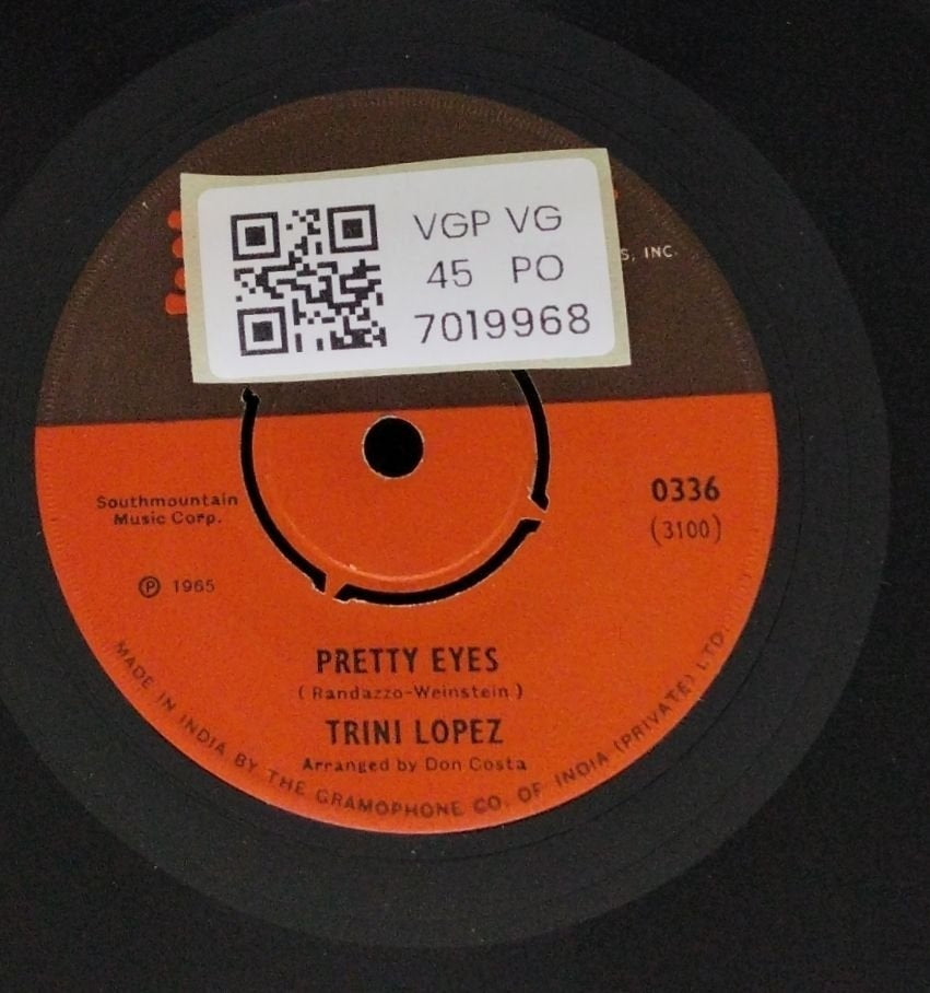 Trini Lopez - Lemon Tree / Pretty Eyes (45-RPM)
