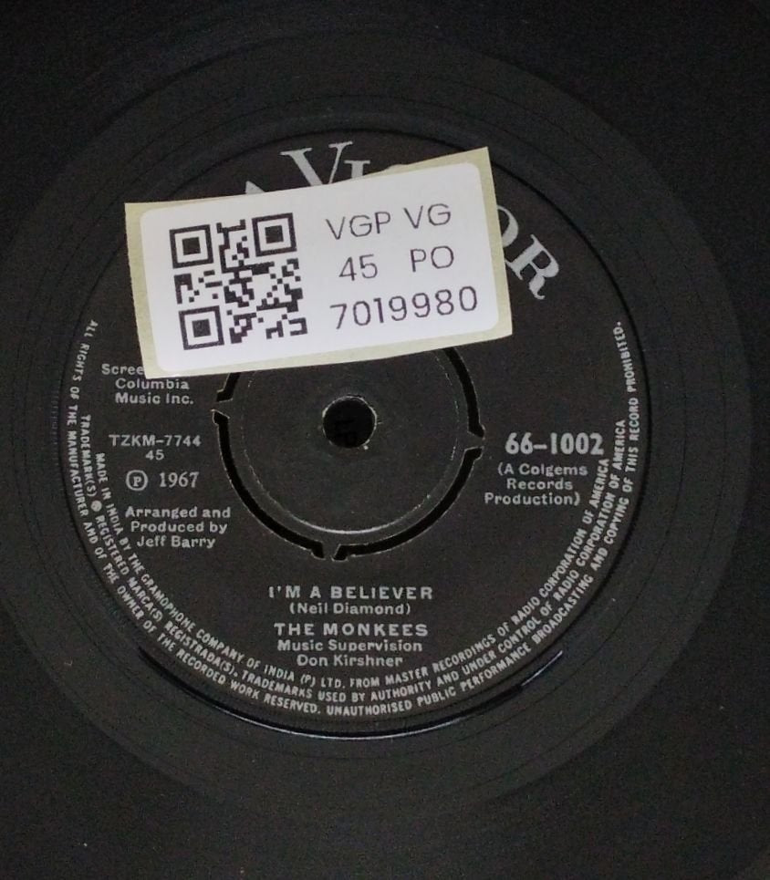 The Monkees - I'm Not Your Steppin' Stone / I'm a Believer (45-RPM)